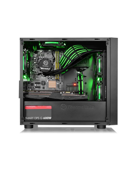 Carcasa Thermaltake Versa H17 Window neagra,CA-1J1-00S1WN-00