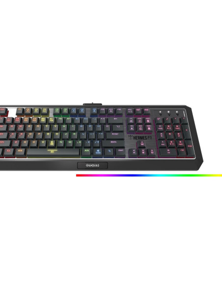Tastatura mecanica Gamdias Hermes P3 iluminare RGB,HERMES-P3-BN