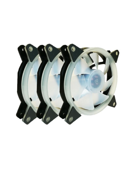 Ventilator Segotep Pro Vibrant 120mm iluminare RGB set 3 Ventilator Segotep Pro Vibrant 120mm iluminare RGB set 3