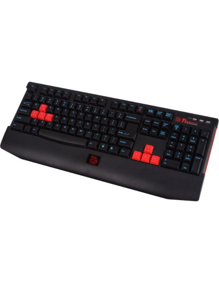 Tastatura gaming Tt eSports Knucker neagra Open