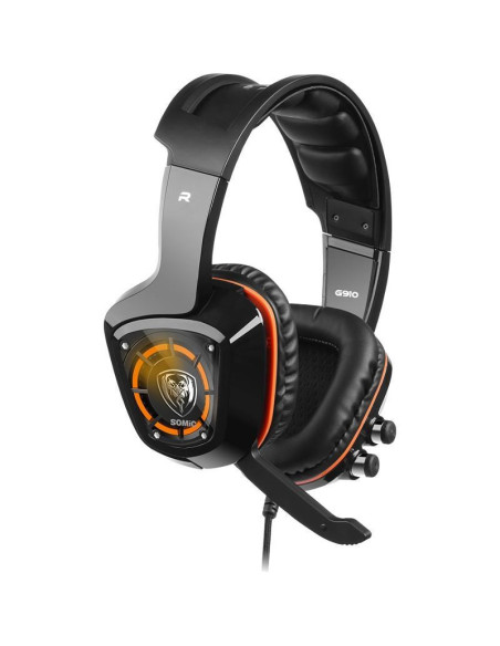 Casti Somic G910 negre Open Box,G910-BK_OB