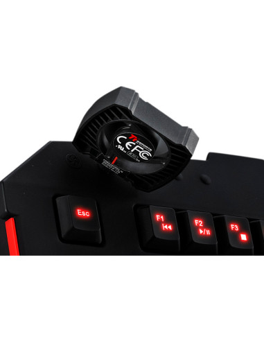 Tastatura gaming Tt eSports Challenger neagra Open