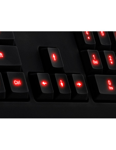 Tastatura gaming Tt eSports Challenger neagra Open