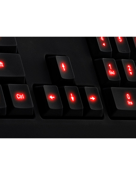 Tastatura gaming Tt eSports Challenger neagra Open