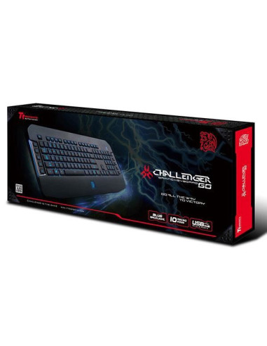 Tastatura gaming Tt eSports ChallengerGo neagra Open