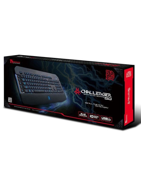 Tastatura gaming Tt eSports ChallengerGo neagra Open