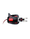 Casti Redragon Lagopasmutus negre cu rosu Open Box,H201-BK_OB