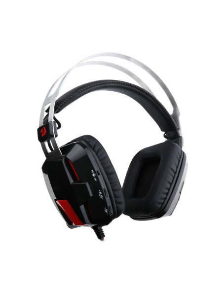 Casti Redragon Lagopasmutus negre cu rosu Open Box,H201-BK_OB
