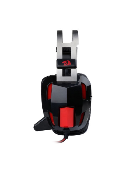 Casti Redragon Lagopasmutus negre cu rosu Open Box,H201-BK_OB