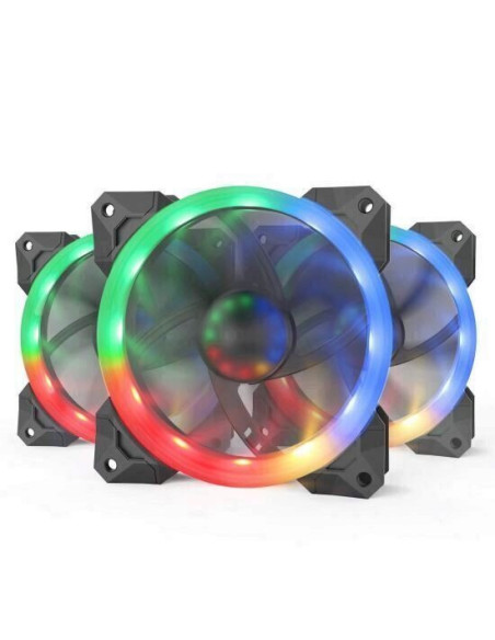 Ventilator Redragon F008 120mm aRGB set 3 Ventilator Redragon F008 120mm aRGB set 3