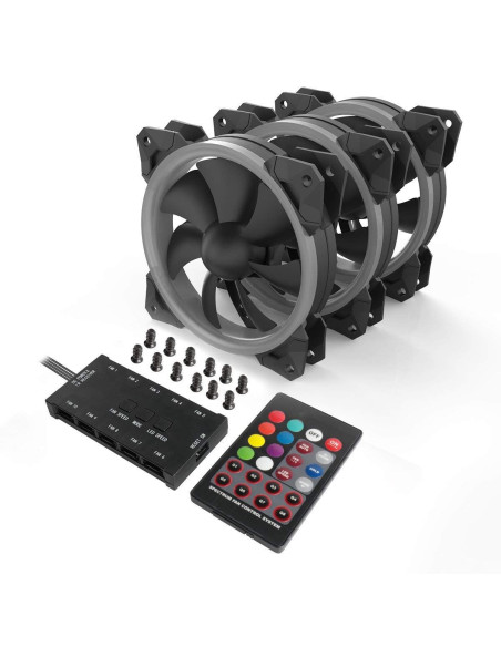 Ventilator Redragon F008 120mm aRGB set 3 Ventilator Redragon F008 120mm aRGB set 3