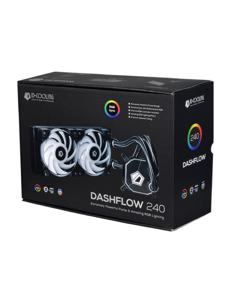 Cooler procesor cu lichid ID-Cooling Dashflow 240 cu iluminare