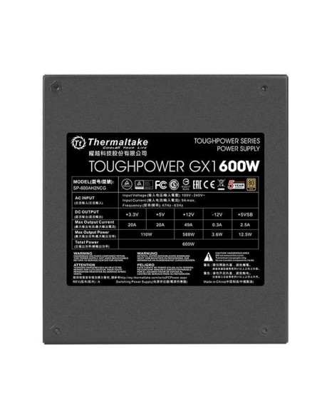 Sursa Thermaltake Toughpower GX1 600W,TPD-0600N