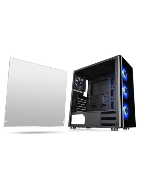 Carcasa Thermaltake V200 Tempered Glass RGB,CA-1K8-00M1WN-01