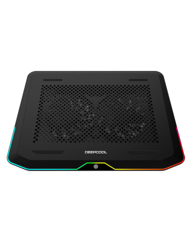 Cooler laptop Deepcool N80 iluminare RGB negru,DP-N80RGB