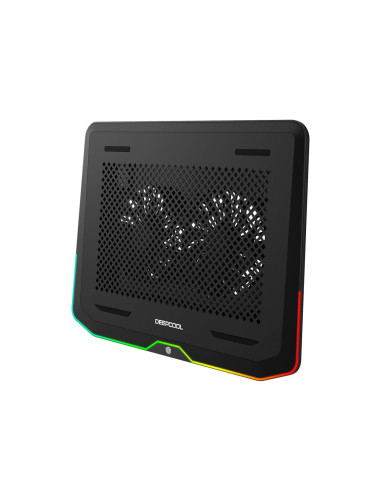 Cooler laptop Deepcool N80 iluminare RGB negru,DP-N80RGB