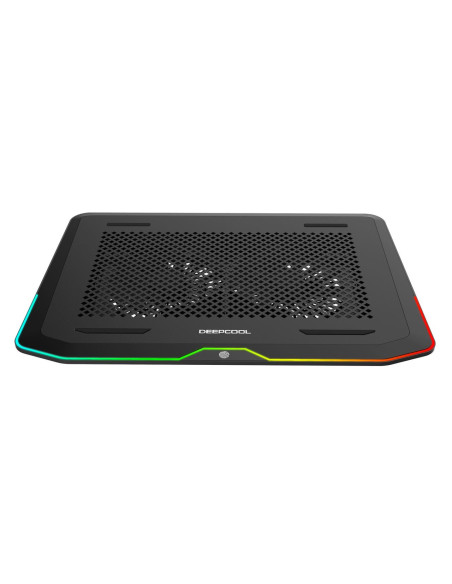 Cooler laptop Deepcool N80 iluminare RGB negru,DP-N80RGB