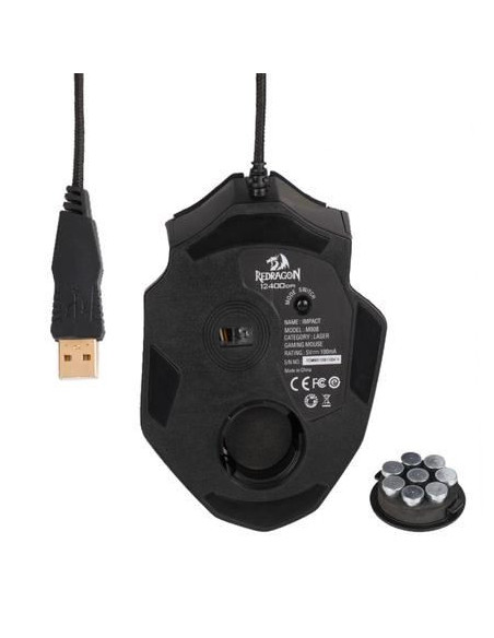 Mouse Redragon Impact RGB,M908-BK