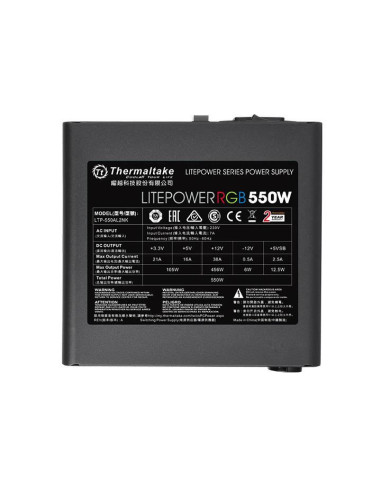 Sursa Thermaltake Litepower 550W RGB,LTP-0550NHSANE-1