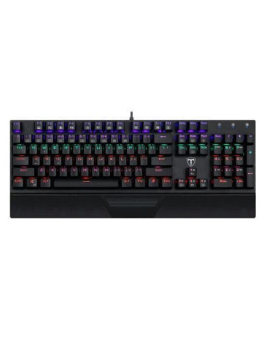 Tastatura mecanica T-DAGGER Destroyer Rainbow neagra,T-TGK305