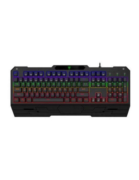 Tastatura mecanica T-DAGGER Battleship Rainbow neagra,T-TGK301