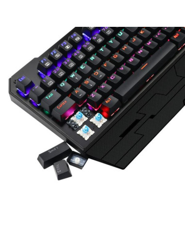 Tastatura mecanica T-DAGGER Battleship Rainbow neagra,T-TGK301