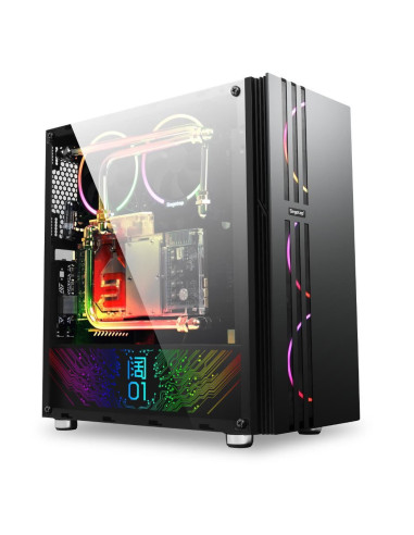 Carcasa Segotep Fenix2 neagra,FENIX2-BK