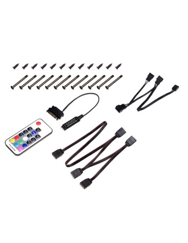 Ventilator ID-Cooling XF-12025 set 3 ventilatoare cu iluminare