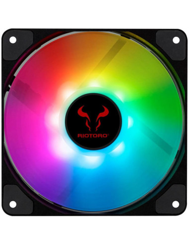 Set 3 ventilatoare Riotoro Quiet Storm 120mm iluminare