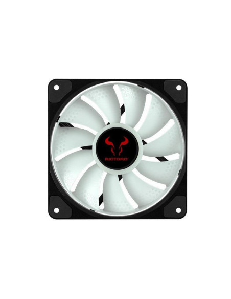 Set 3 ventilatoare Riotoro Quiet Storm 120mm iluminare