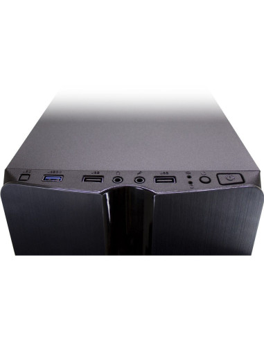 Carcasa Inter-Tech Thunder neagra,THUNDER