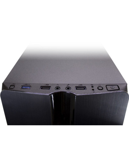 Carcasa Inter-Tech Thunder neagra,THUNDER
