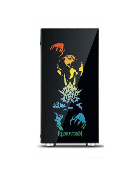 Carcasa Redragon Steeljaw neagra,GC-608-BK