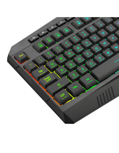 Tastatura gaming T-Dagger Submarine neagra iluminare