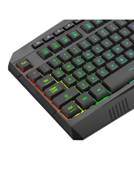 Tastatura gaming T-Dagger Submarine neagra iluminare