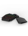 Tastatura gaming mecanica One-hand Redragon Diti neagra