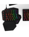 Tastatura gaming mecanica One-hand Redragon Diti neagra