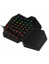 Tastatura gaming mecanica One-hand Redragon Diti neagra