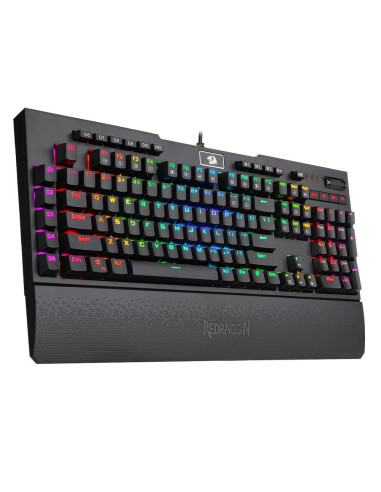 Tastatura gaming mecanica Redragon Brahma neagra iluminare
