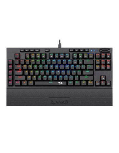 Tastatura gaming mecanica Redragon Broadsword neagra iluminare