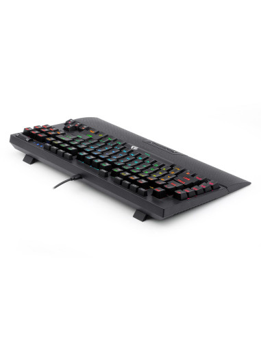 Tastatura gaming mecanica Redragon Broadsword neagra iluminare