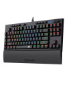 Tastatura gaming mecanica Redragon Broadsword neagra iluminare