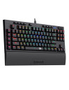Tastatura gaming mecanica Redragon Broadsword neagra iluminare