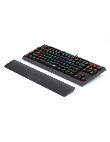 Tastatura gaming mecanica Redragon Broadsword neagra iluminare