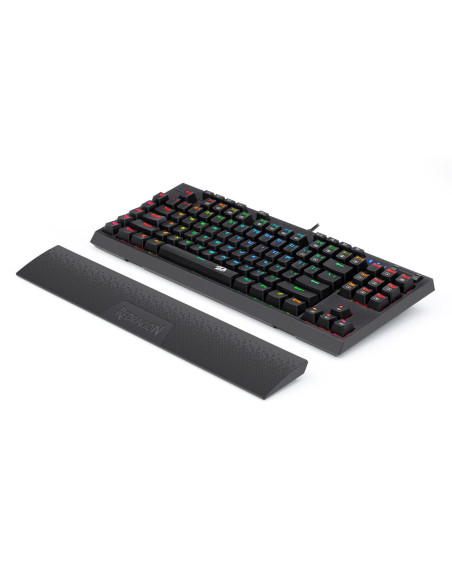 Tastatura gaming mecanica Redragon Broadsword neagra iluminare