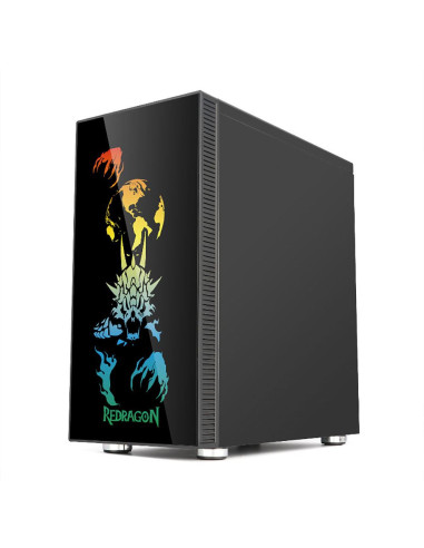 Carcasa Redragon Steeljaw Pro neagra,GC-608PRO-BK