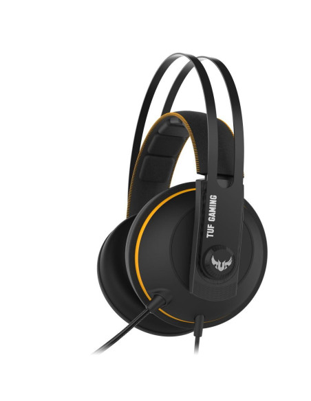 Casti gaming ASUS TUF H7 negre cu galben,90YH01MY-B8UA00