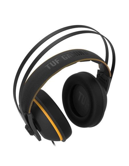 Casti gaming ASUS TUF H7 negre cu galben,90YH01MY-B8UA00