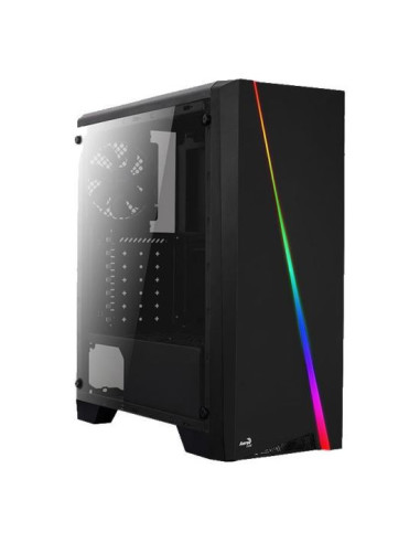 Carcasa Aerocool Cylon Tempered Glass neagra,CYLON-BG-BK