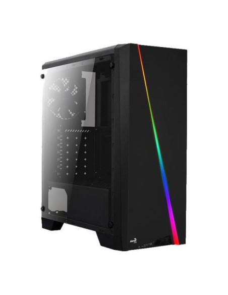 Carcasa Aerocool Cylon Tempered Glass neagra,CYLON-BG-BK
